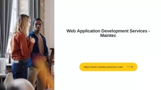 Web Application Development Services - Maintec