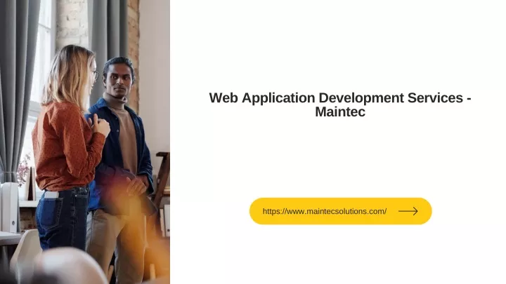 web application development services maintec