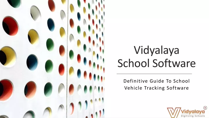 vidyalaya school software