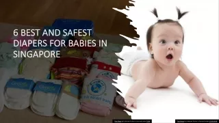 6 BEST AND SAFEST DIAPERS FOR BABIES IN SINGAPORE