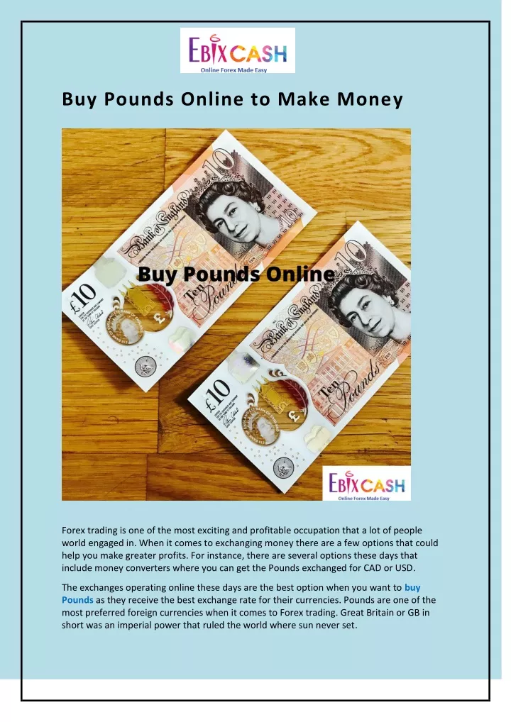 order pounds online