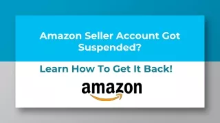 Amazon Seller Account Got Suspended Learn How To Get It Back