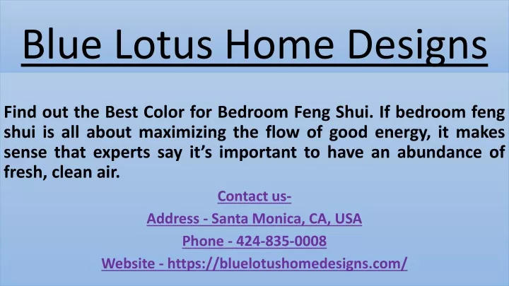 blue lotus home designs