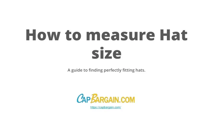 how to measure hat size