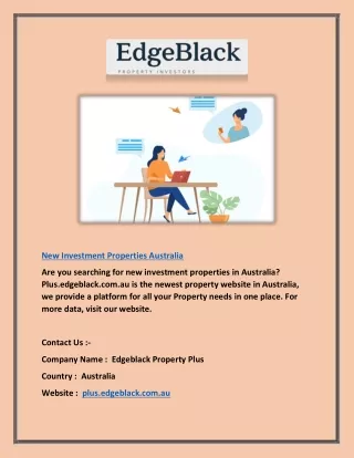 new investment properties australia
