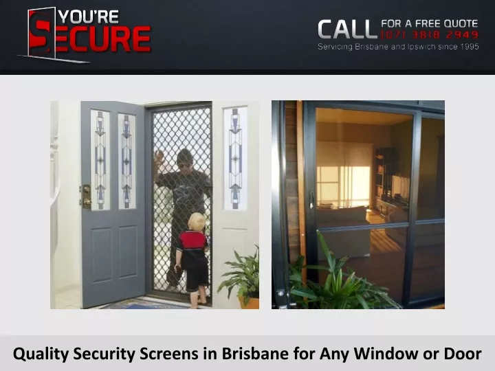 quality security screens in brisbane