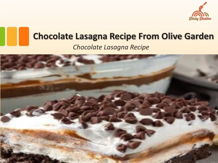 chocolate lasagna recipe from olive garden