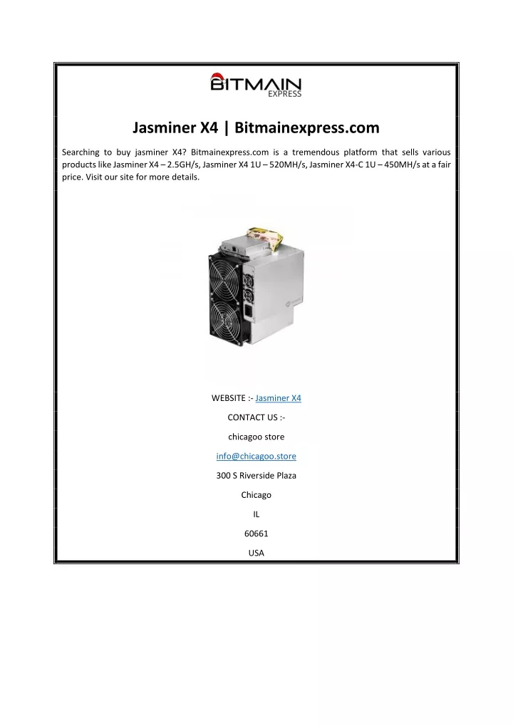 jasminer x4 bitmainexpress com