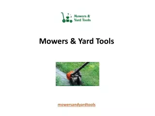 Mowers & Yard Tools