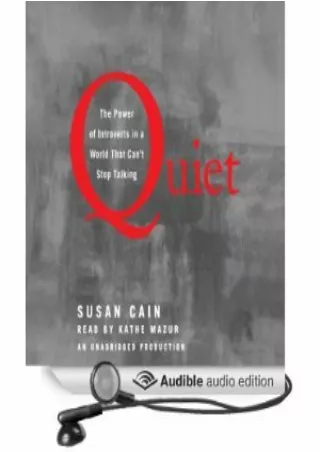 Mobi online Quiet: The Power of Introverts in a World That Can't Stop Talking [Full Books