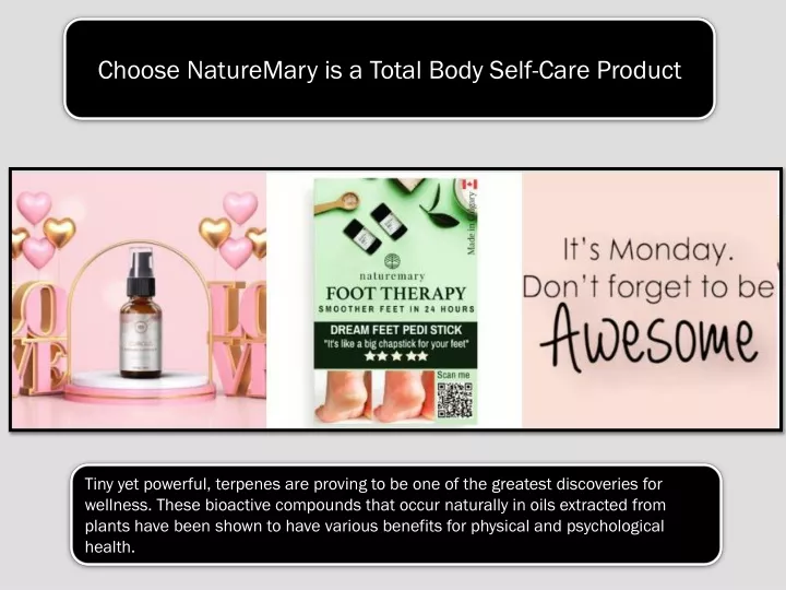 choose naturemary is a total b ody self care