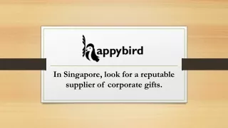 Look for Reputable Supplier of Corporate Gifts in Singapore