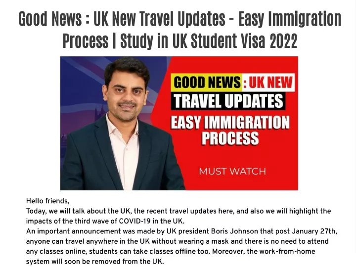 good news uk new travel updates easy immigration