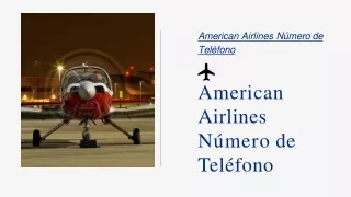 American Airlines Número de Teléfono