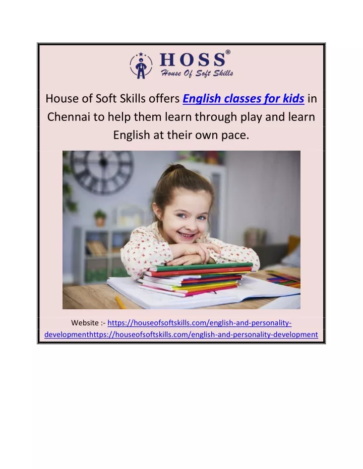 house of soft skills offers english classes