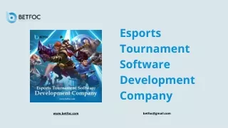 Esports Tournament Software Development Company