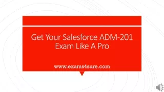 Salesforce ADM-201 Exam Questions