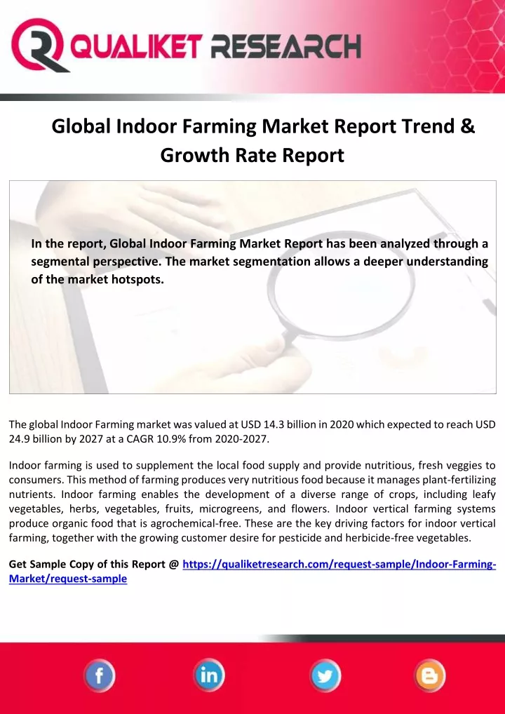 global indoor farming market report trend growth