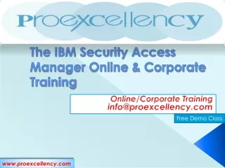 the ibm security access manager online corporate training