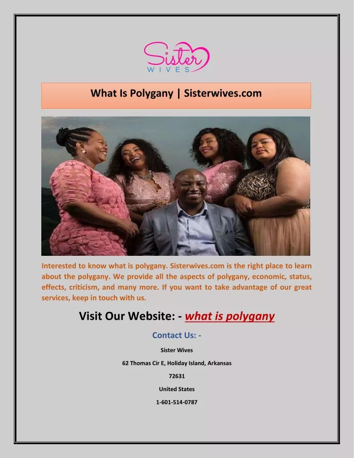 what is polygany sisterwives com