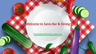 Cocktail Bar Moonee Ponds | Saros Bar & Dining