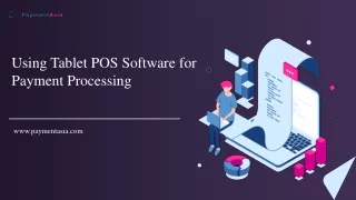 using tablet pos software for payment processing