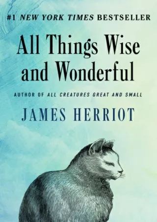 Read EPUB All Things Wise and Wonderful  (All Creatures Great and Small, #3) ([Read online])