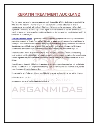 keratin treatment auckland