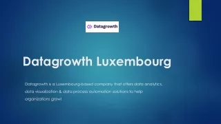 Data Analytics Luxembourg – Datagrowth