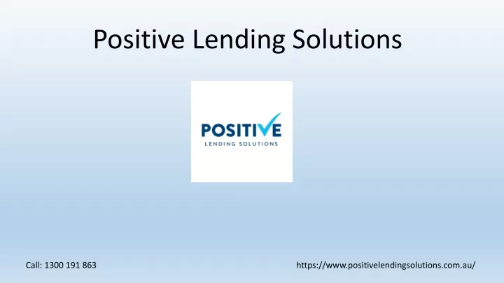 positive lending solutions