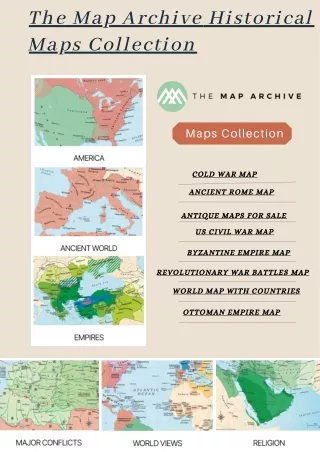 Explore Historical Maps Online- The Map Archive