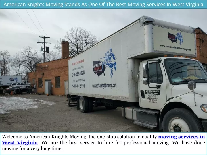 american knights moving stands as one of the best moving services in west virginia