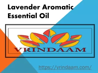 Lavender Aromatic Essential oil