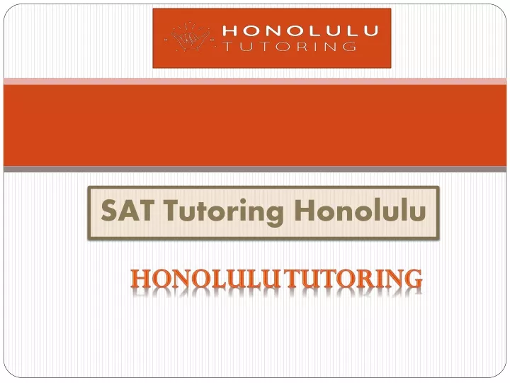 sat tutoring honolulu