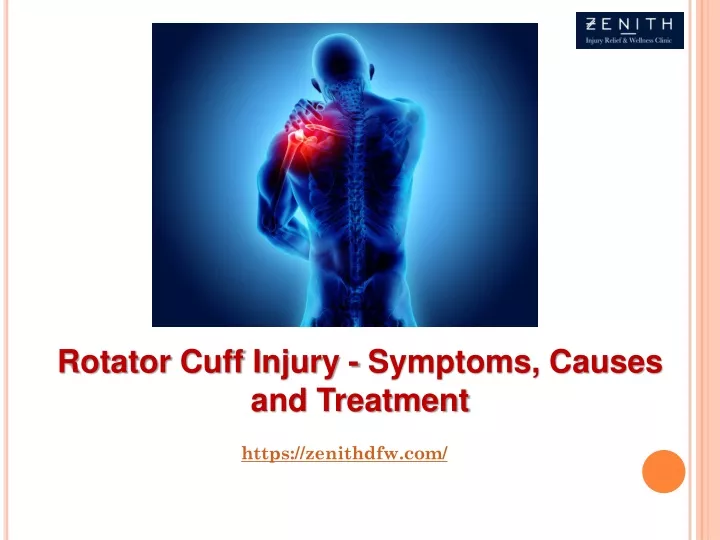 rotator cuff injury symptoms causes and treatment