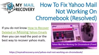 how to fix yahoo mail not working on chromebook resolved