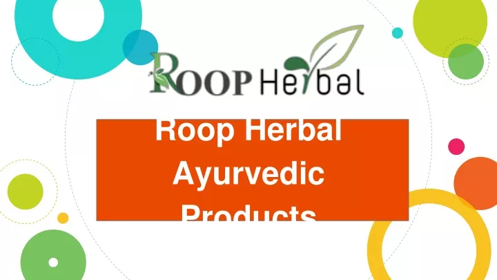roop herbal ayurvedic products