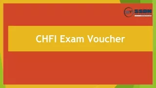 CHFI Exam Voucher