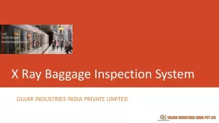 x ray baggage inspection system