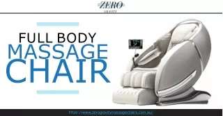 Best Full Body Massage Chair -  Zero Gravity Massage Chairs