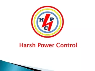 Dol Panel Manufacturers - Harsh Power Control