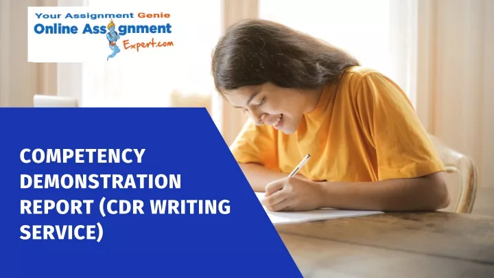 competency demonstration report cdr writing