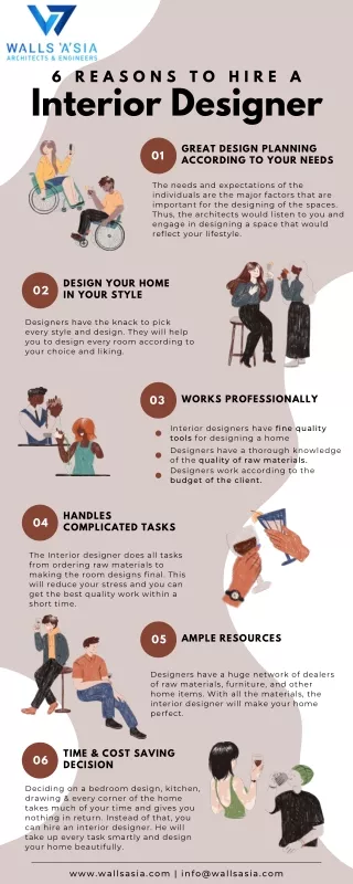 6 reasons to hire a Interior Designer