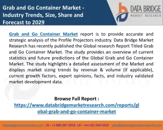 grab and go container market industry trends size