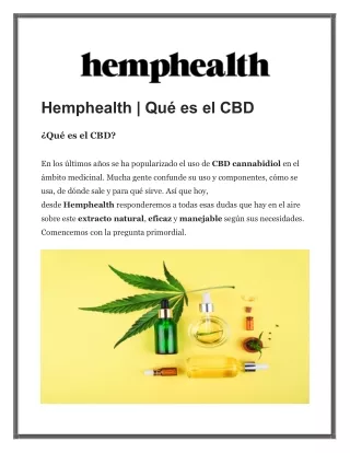 hemphealth qu es el cbd