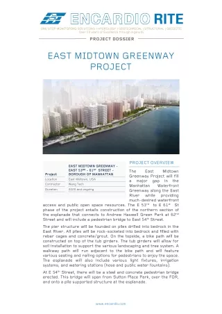 Case Study of East Midtown Greenway Project