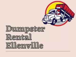 Dumpster Rental Ellenville