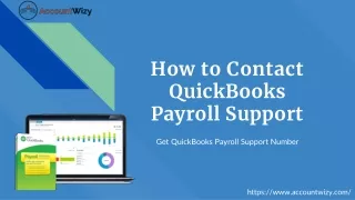 Contact QuickBooks Payroll Support, +1-877-355-0435