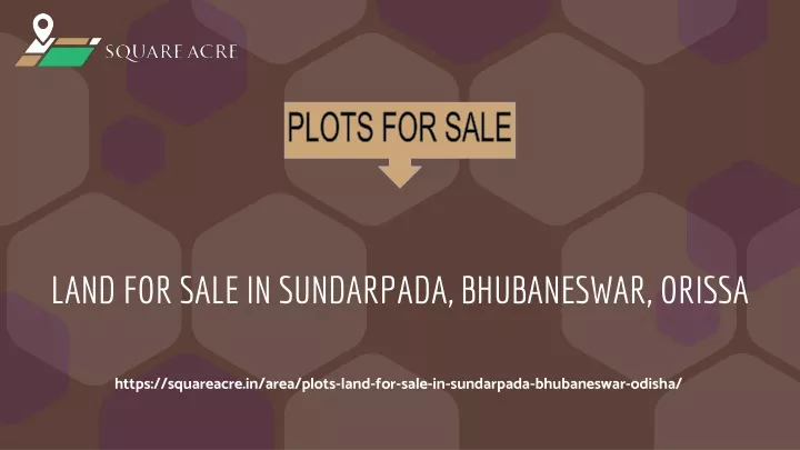 land for sale in sundarpada bhubaneswar orissa