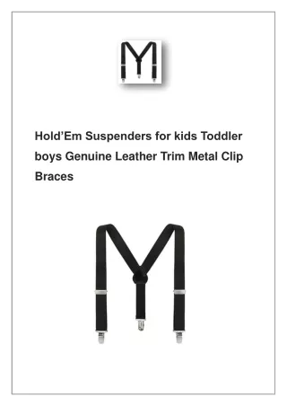hold em suspenders for kids toddler